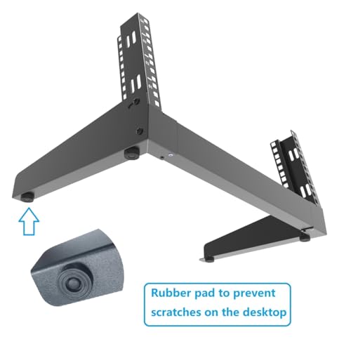 4U Desktop Network Rack 19 inches Small Open Frame Rack - size: 4U