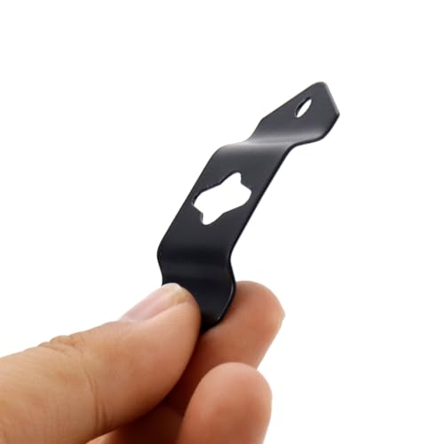 20PCS Hanging Speaker Bracket Wall Mount Hook Hanger for Sound Box | Iron Plate Connector for Surround Sound Box Audio Speaker with Mounting Screws (2.17×1.18 Inch) - style: 20Pcs (2.17×1.18 Inch)