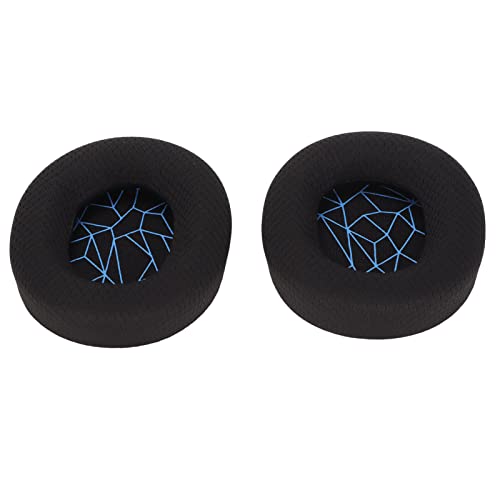 Replacement Ear Cushion Pads with Memory Foam Protein Leather for 3 5 7 Pro ATH M40X M50X MDR 7506 Cloud 2 Black V2 (Black earpads with Screen) - color: Black earpads with screen