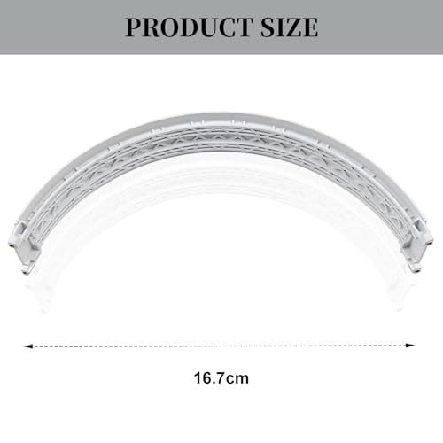 Replacement Studio Pro Headband Top Head Band Repair Parts Accessories Arch Band Compatible with Beats Studio Pro 2023(Model A2924) Headphones (White) - color: White