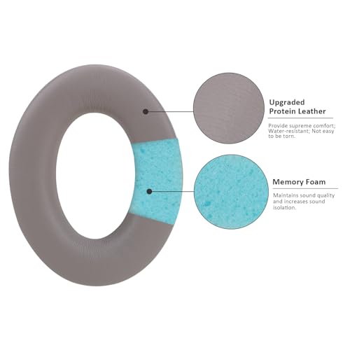 Ear Cushions Replacement for Bose QuietComfort 45 QC35 QC35ii QC25 QC15 with Upgraded Memory Foam& Sweat-Proof Protein Leather (Sandstone) - color: QC45 Sandstone