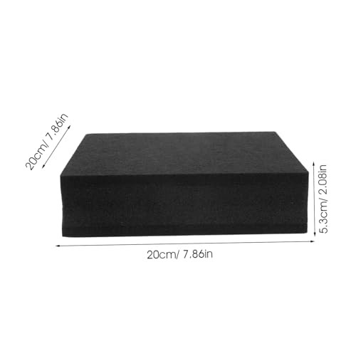 2pcs Monitor Subwoofer Isolation Pad Acoustic Foam Speaker Stand for Sound Absorption and Control for Studios and Home Theaters