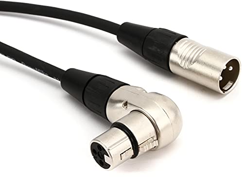 Proco EXMRFRC-25 Excellines Microphone Cable with Right-Angled XLR Female End - 25-Foot