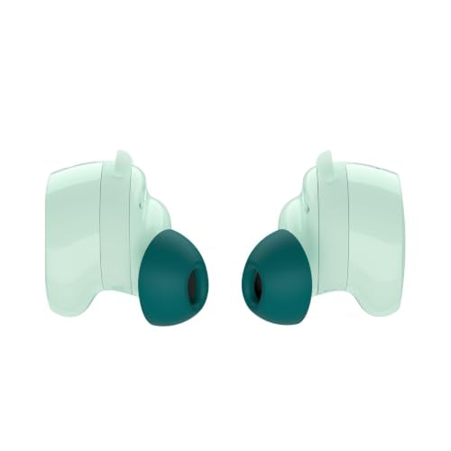 Bose QuietComfort Earbuds - True Wireless Bluetooth Earbuds with Active Noise Cancellation and Mic, USB-C Charging, IPX4 Rating, Up to 8.5 Hours of Playtime, Dewdrop Mint - color: Dewdrop Mint