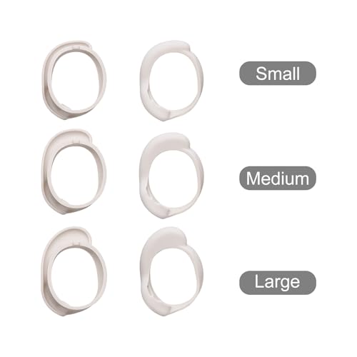 Klowcok Replacement Eartip Wings for Skullcandy Method 360 ANC, Beige - color: Beige