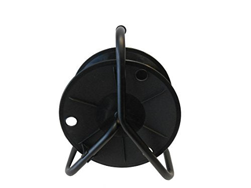 Audio2000'S ADC2716B Cable Reel, Capacity: 330' of 6mm cable, Black - color: Black