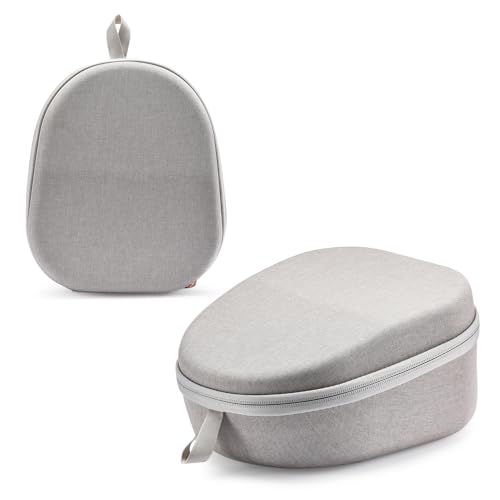 YaoshanTuda Hard Case for PS5 Pulse Elite Headset, Travel Bag | EVA hard shell + soft lining protects from drops & scratches. Built-in cable storage. Lightweight with carry handle. - color: Gray