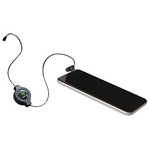 Retrax Retractable Aux Cable with Microphone