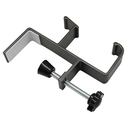 Desk Hooks for Bag & Headset Stand, Gray | Purse Hook for Table, Space-Saving Under Table Hanger, Aluminum - color: Gray