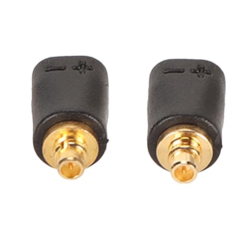 MMCX Cable Adapter Replacement for IE300 IE600 IE900 and N30 N40 N5005, MMCX to 0.78mm Female Connector Cable for HiFi Earphones with Durable One - Piece Des (Black) - color: Black