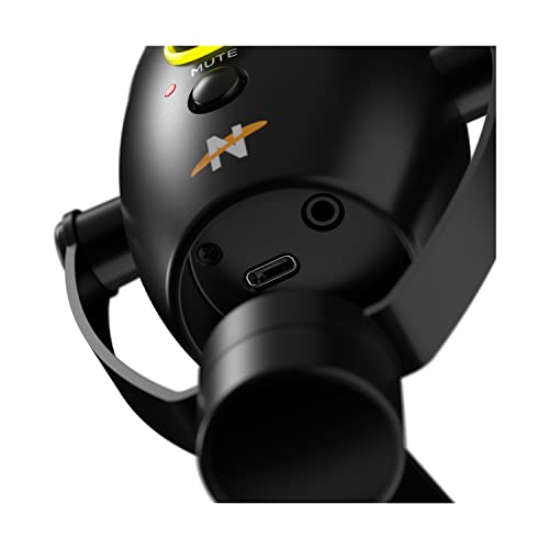 NEAT Microphones Neat Bumblebee II - Professional Cardioid Directional USB Condenser Microphone with 24 bit/96 kHz Digital Audio for Recording, Streaming, Podcasting, and Gaming - Black