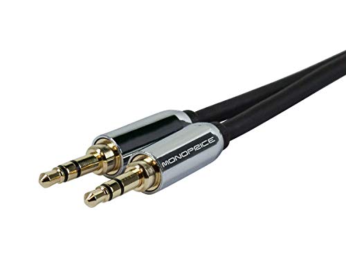 Monoprice 110146 6-Inch 3.5mm Stereo Jack Splitter for Mobile - Retail Packaging