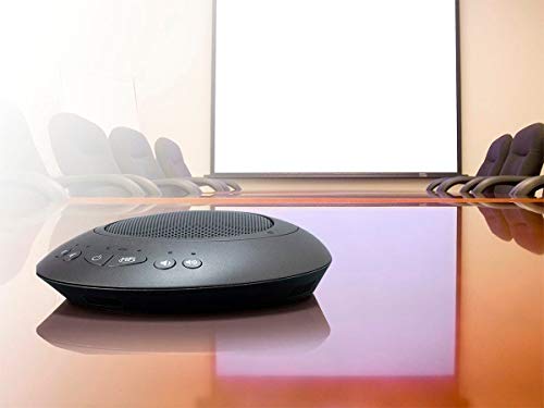 Workstream by Monoprice Wireless Omni Directional USB Conference Room Mic and Speaker, 360 Degree with Noise and Echo Cancellation