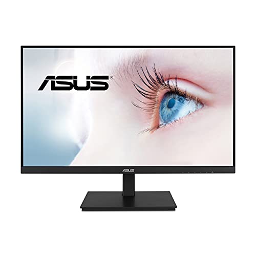 ASUS 24”1080P Monitor(VA24DQSB)-Full HD,IPS,75Hz,Speakers Adaptive-Sync Low Blue Light Flicker Free VESA Mountable Frameless, HDMI DisplayPort, VGA, USB hub Height Adjustable, Black,12.8"x21.3"x2.1" - style: IPS 75Hz Height Adjustable