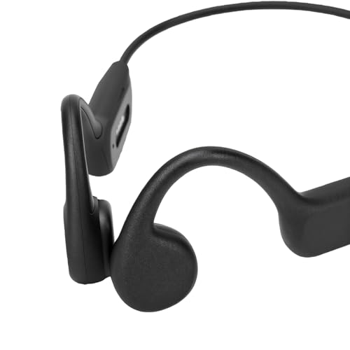 Bone Conduction Headphones Bluetooth, Water Proof Headphone with 32GB MP3 Player, IPX8, Bluetooth 5.4, Open Ear Sports Earphone for Swimming Running Cycling (Black) - color: Black