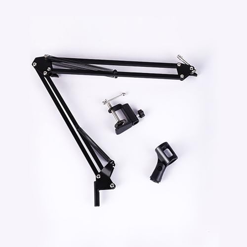 Boom Arm Microphone Mic Stand for Blue Yeti HyperX QuadCast SoloCast Snowball Fifine Shure SM7B Audio-Technica
