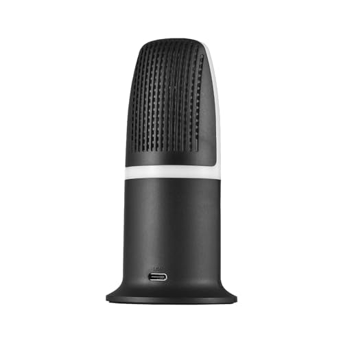 USB Condenser Microphone with Mute Volume Control for Recording and Streaming, Ideal for Console Users