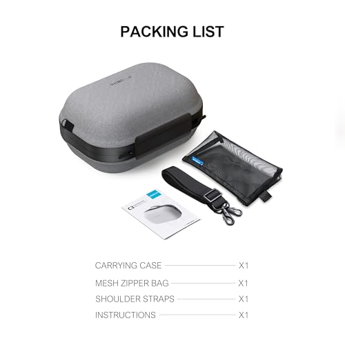 BOBOVR C3 Carrying Case,Three Versatile Modes, Desktop Stand for Tidy Workspace, Compatible with Quest 3/3S