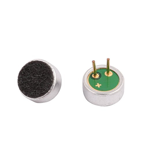 uxcell 6 x 2.7mm 30-44dB Electret Condenser Microphone High Sensitivity Pickup 10Pcs