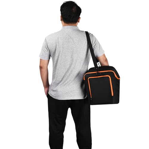 Carrying Case for JBL PartyBox Encore Essential, Travel Bag with Strap | Protective travel bag for JBL PartyBox Encore Essential. Padded polyester, pockets for mics & accessories. shoulder strap.