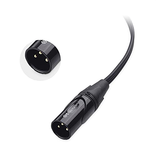 Cable Matters Dual 1/4 Inch to XLR Audio Splitter Cable, 6.6ft | XLR Male to 2x 1/4 (6.35mm) Male Splitter Cable, XLR to Dual 6.35mm Splitter, Black - size: 6.6 Feet