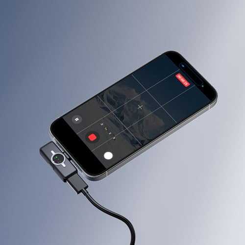 ULANZI A21 Drawer Wireless Microphone for iPhone 14/13/12/11(2TX + Lightning RX), Mini Lapel Mic with 32khz 24bit, AI Noise Reduction, Ultralight Button TX, 36H Battery for Video Recording, Streaming - size: Lightning