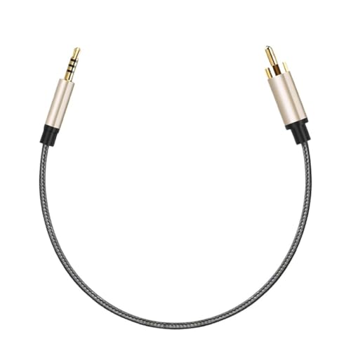 Digital Coaxial Audio Cable Gold-Plated Stereo SPDIF 3.5MM Ja-ck R/CA to R/CA Male Coaxial Cable(1.5M)