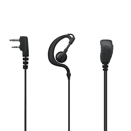 Ear Hook Earphone Headset Earpiece for IC-F3001 F4001 F4011 F4023 IC-F4021 IC-F3021 Radio