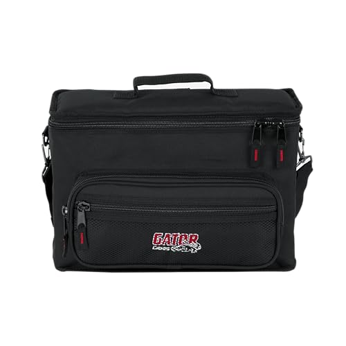 Gator Cases Padded Microphone Carry Bag, Holds (5) Wireless Microphone Systems, (GM-5W)