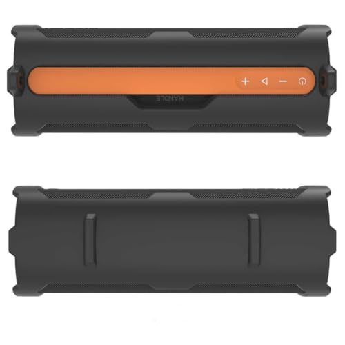 Speaker Silicone Protective Cover for Xiaomi Sound Party, Travel Carrying Protective Case with Shoulder Strap (Black) - color: Black