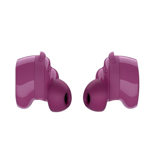 Bose QuietComfort Earbuds - True Wireless Bluetooth Earbuds with Active Noise Cancellation and Mic, USB-C Charging, IPX4 Rating, Up to 8.5 Hours of Playtime, Rosewood Mauve - color: Rosewood Mauve
