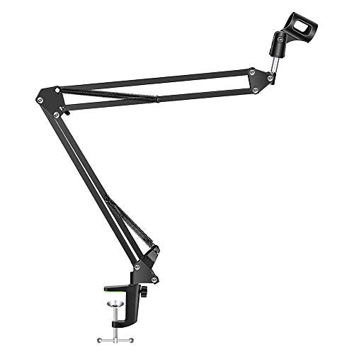 Mackie EM-91CU USB Condenser Microphone Bundle with Mic Boom Scissor Arm Stand & Pop Filter