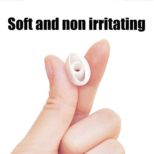 Replacement Eartips Silicone Earbuds Buds Set Earplug Compatible with PowerBeats Pro Beats Wireless Headset and Universal for 3.8mm Caliber Headset(White)