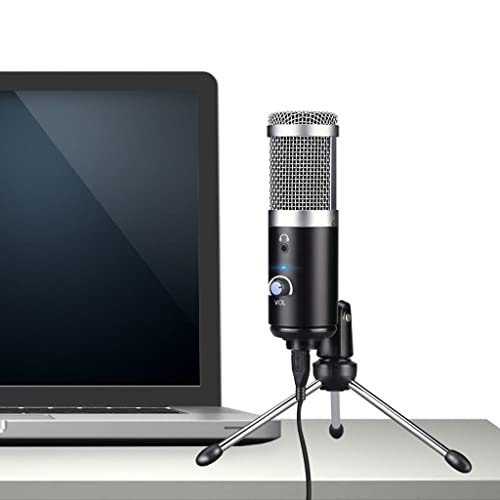 USB Microphone, Plug & Play Real-Time Ear Tracking, Sensitive Pickup, Good Noise Reduction, Suitable for a Variety of Occasions