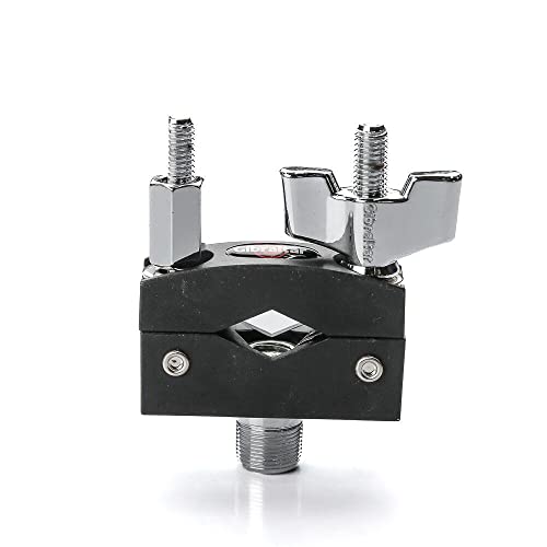 Gibraltar Hinged Microphone Clamp with Integrated Gooseneck Thread Mount, Compatible with 1/2 to 1-1/2 Inch Diameter Tubes, Durable Touring-Grade Construction, Drum Rack and Stand Attachment, (SC-DMM) - style: SC-DMM