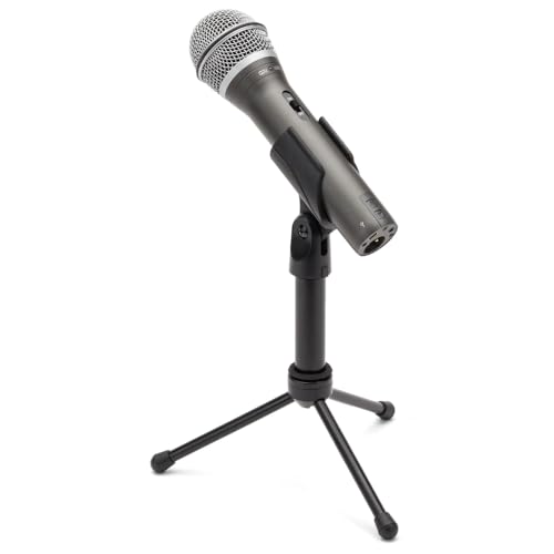 Samson Q2U USB/XLR Mic Bundle w/Headphones, Tripod, Cables, Cloth | Versatile Recording, All-In-One Package, Professional Sound, Precise Pickup, XLR Cable, USB Cable & Windscreens Included