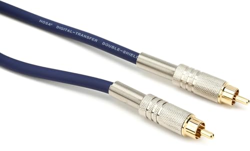 Hosa DRA-502 S/PDIF Coaxial Digital Audio Cable (RCA to RCA) - 2 Meters (6.6 ft)