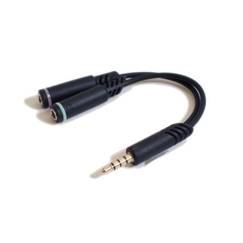 Premium OEM PC Headset Adapter for Playstation PS4 PS5, Xbox One Series S/X, Mac, Latest PCs, Smartphones and Tablets Combo Audio Adapter Cable for Sennheiser and Similar PC Headsets