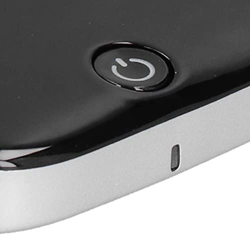 Bluetooth 5.0 Adapter, Portable Wireless Audio Transmitter and Receiver, Low Latency Dual Mode for TV Headphones Home Theater, Black