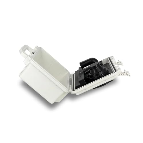 DemerBox: Waterproof, Portable, and Rugged Outdoor Bluetooth Speakers. Loud Sound + Deep Bass, 40+ hr Battery Life, Dry Box + USB Charging, Multi-Pairing Party Mode (Uyuni White, DB1) - color: Uyuni White
