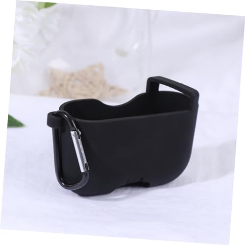Wireless Earphone Protective Case, Silicone Shockproof Cover for Charging | Easy Access to Charging Port, Full Protection, Impact Resistant Design, Black Silicone Sleeve