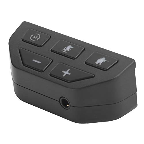 Stereo Headset Adapter, Gamepad Controller Audio Adapter with Volume Control, 3.5 mm Headphone Converter Sound Enhancer, for Xbox One(Black)