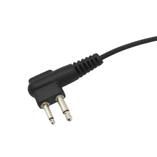 2 pin G Shape earpiece with mic cls1110 walkie talkie radio headset bpr 40 ear piece surveillance Cable for motorola cls 1110 1410 r2 cp 100d 200d 200 100 185 dlr 1020 1060 dtr 550 rdm2070d