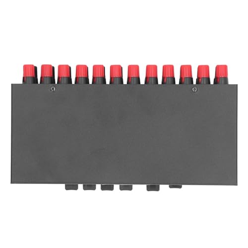 Audio Selector Box, 2 Speaker Out Passive Selector Switch Manual Switching Wide Compatibility for Music