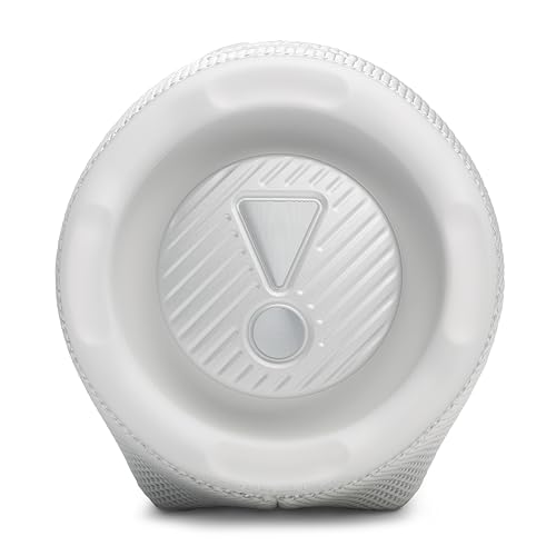 JBL Charge 6 - Portable Waterproof & Drop-Proof Bluetooth Speaker, Bold Pro Sound with AI Sound Boost (White) (Renewed) - color: White