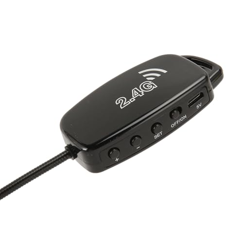 Violin Pickup Microphone, 2.4G Wireless Noise Reduction Instrument Mic with 3.5mm to 6.35mm Adapter for Acoustic Violin