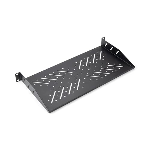 On-Stage RVS1000 1U Vented Rack Shelf, 9 inches