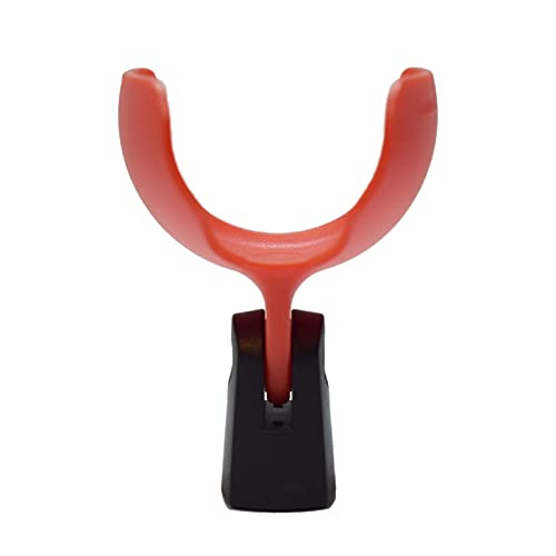 Ammo Clip 520 Bullet Mic Holder Compatible With Shure 520DX Green Bullet, Superlux D112/C and Other Similar Harmonica Microphones (Chilly Red) - color: Chilly Red