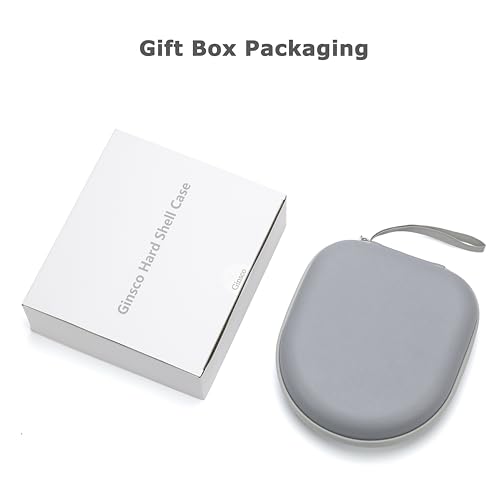 Ginsco Universal Headphone Case Compatible with JBL Tune 510BT 720BT, Sony WH-CH 720N/WH-CH520, with Bose/JBL/Soundcore Life Q20i Q30/BERIBES/TOZO/KVIDIO etc. Waterproof Carrying Case (Gray White) - color: Gray White