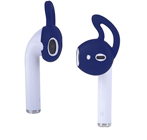 5 Pairs Silicone Ear Tips Earpods Covers Hooks for AirPods 1&2 Blue - color: Blue